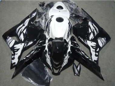 Noir Blanc Carénages Honda CBR 600 RR 2009-2012