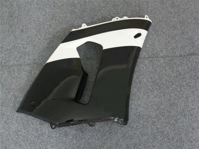 Noir Blanc Carénages Kawasaki ZX6R 2005-2006