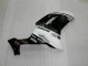 Noir Blanc Carénages Kawasaki ZX6R 2007-2008 Noir Blanc Carénages Kawasaki ZX6R 2007-2008