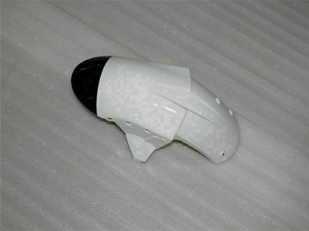 Noir Blanc Carénages Kawasaki ZX6R 2007-2008 Noir Blanc Carénages Kawasaki ZX6R 2007-2008