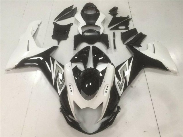 Noir Blanc Carénages Suzuki GSXR 600 / 750 K11 2011-2024 Noir Blanc Carénages Suzuki GSXR 600 / 750 K11 2011-2024