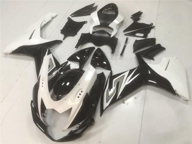 Noir Blanc Carénages Suzuki GSXR 600 / 750 K11 2011-2024 Noir Blanc Carénages Suzuki GSXR 600 / 750 K11 2011-2024