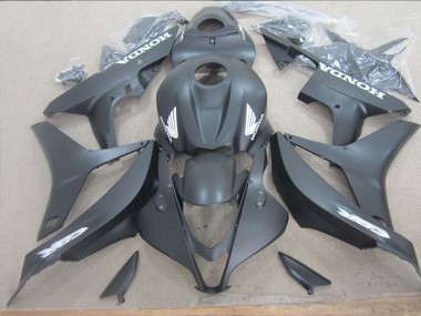 Noir Blanc Décalque Carénage Honda CBR 600 RR 2007-2008