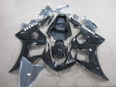 Noir Blanc Décalque Carénage Yamaha R6 2003-2005