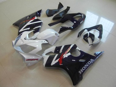 Noir Blanc F Sport Carénage Honda CBR 600 F4i 2001-2003