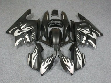 Noir Blanc Flamme Carénage Honda CBR 600 F3 1995-1998