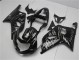 Noir Blanc Flamme Carénage Suzuki GSXR 600 / 750 K1 K2 K3 2001-2003 Noir Blanc Flamme Carénage Suzuki GSXR 600 / 750 K1 K2 K3 2001-2003