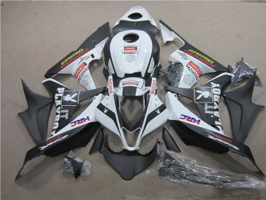Noir Blanc HRC Carénage Honda CBR 600 RR 2007-2008