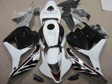 Noir Blanc Kit Carénages Complet Honda CBR 600 RR 2009-2012
