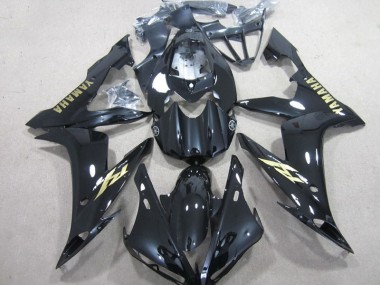 Noir Blanc Or Décalque Carénage Yamaha R1 2004-2006