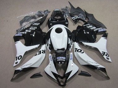 Noir Blanc Repsol Carénage Honda CBR 600 RR 2009-2012