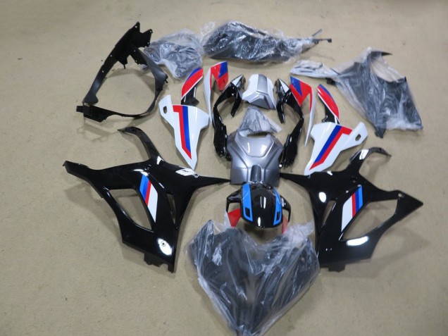 Noir Blanc Rouge Bleu Carénages BMW S1000RR 2019-2021 Noir Blanc Rouge Bleu Carénages BMW S1000RR 2019-2021