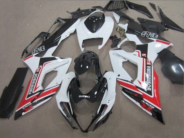 Noir Blanc Rouge Carénage Suzuki GSXR 1000 K5 2005-2006