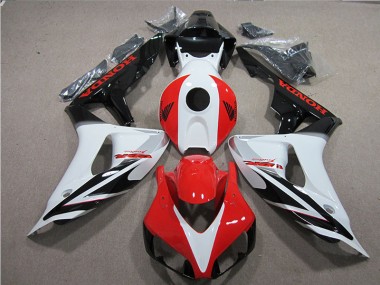 Noir Blanc Rouge Fireblade Carénage Honda CBR 1000 RR 2006-2007