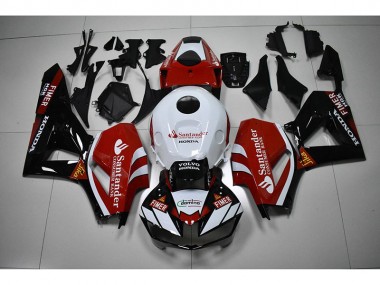Noir Blanc Rouge Santander Carénage Honda CBR 1000 RR 2012-2016