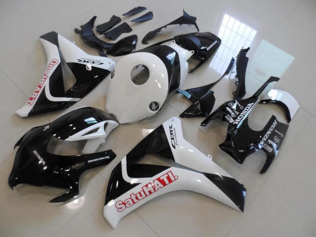 Noir Blanc Satuhati Carénage Honda CBR 1000 RR 2008-2011 Noir Blanc Satuhati Carénage Honda CBR 1000 RR 2008-2011