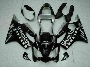 Noir Blanc SevenStarss Carénage Honda CBR 600 F4i 2001-2003
