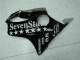 Noir Blanc SevenStarss Carénage Honda CBR 600 F4i 2001-2003 Noir Blanc SevenStarss Carénage Honda CBR 600 F4i 2001-2003