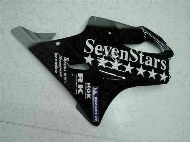 Noir Blanc SevenStarss Carénage Honda CBR 600 F4i 2001-2003 Noir Blanc SevenStarss Carénage Honda CBR 600 F4i 2001-2003