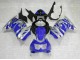 Noir Bleu Carénage Kawasaki EX250 2008-2012 Noir Bleu Carénage Kawasaki EX250 2008-2012
