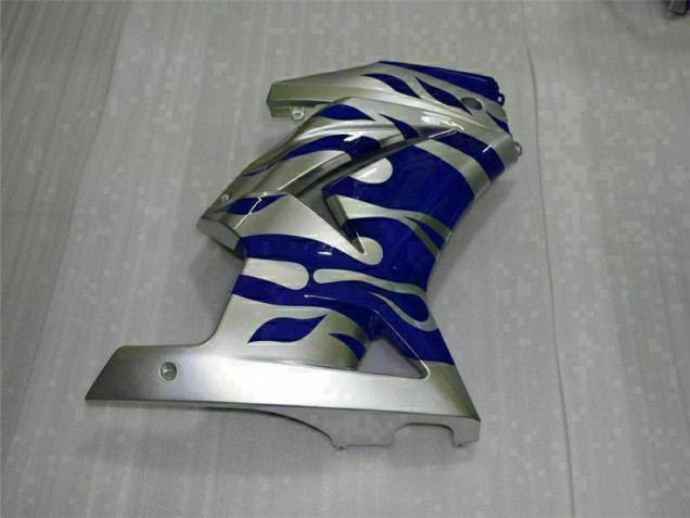 Noir Bleu Carénage Kawasaki EX250 2008-2012 Noir Bleu Carénage Kawasaki EX250 2008-2012