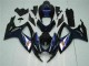 Noir Bleu Carénage Suzuki GSXR 600 / 750 K6 2006-2007 Noir Bleu Carénage Suzuki GSXR 600 / 750 K6 2006-2007