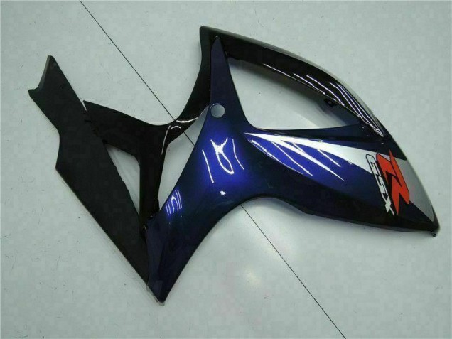 Noir Bleu Carénage Suzuki GSXR 600 / 750 K6 2006-2007 Noir Bleu Carénage Suzuki GSXR 600 / 750 K6 2006-2007