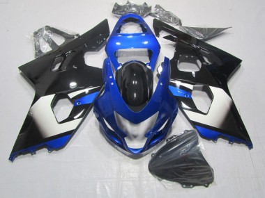 Noir Bleu Carénage Suzuki GSXR 600 K4 2004-2005