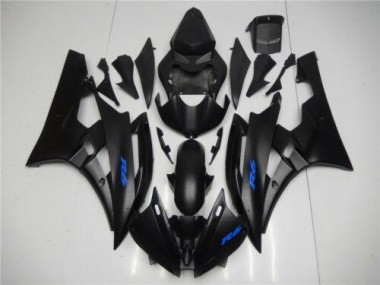 Noir Bleu Carénage Yamaha R6 2006-2007