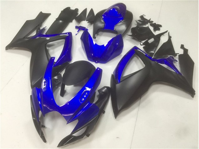 Noir Bleu Carénages Suzuki GSXR 600 / 750 K6 2006-2007 Noir Bleu Carénages Suzuki GSXR 600 / 750 K6 2006-2007