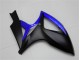 Noir Bleu Carénages Suzuki GSXR 600 / 750 K6 2006-2007 Noir Bleu Carénages Suzuki GSXR 600 / 750 K6 2006-2007