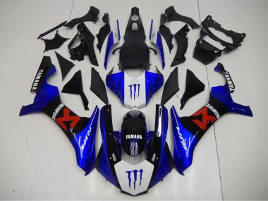 Noir Bleu Carrosserie Yamaha R1 2015-2019