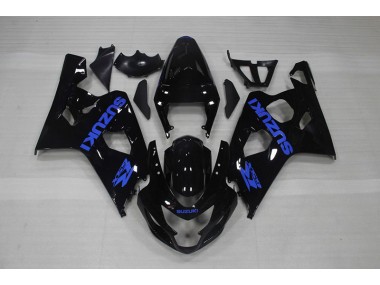 Noir Bleu Décalque Carénage Suzuki GSXR 750 K4 2004-2005