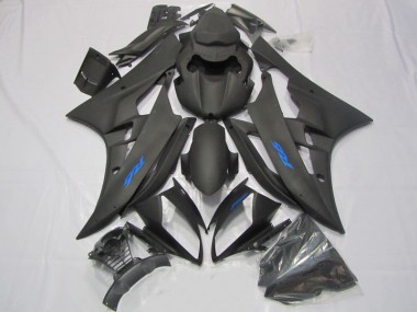 Noir Bleu Décalque Carénage Yamaha R6 2006-2007