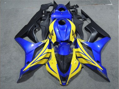 Noir Bleu Jaune Carénage Honda CBR 600 RR 2007-2008