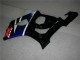 Noir Bleu Kit Carénages Complet Suzuki GSXR 1000 K3 2003-2004 Noir Bleu Kit Carénages Complet Suzuki GSXR 1000 K3 2003-2004