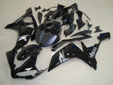 Noir Brillant Blanc Carénage Yamaha R1 2007-2008
