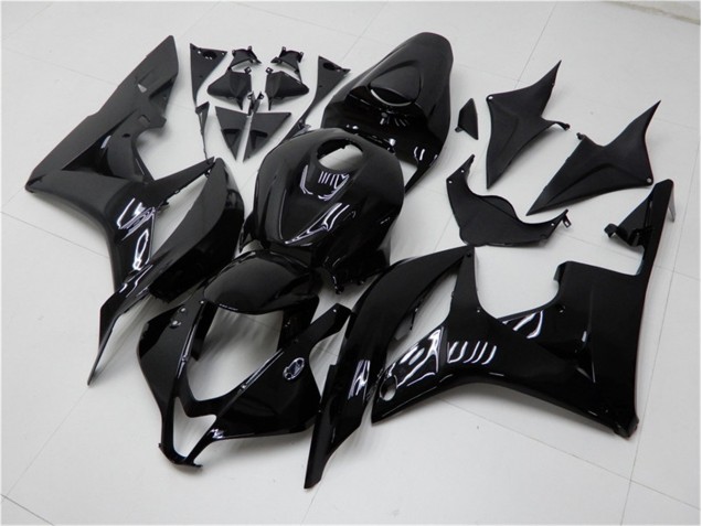 Noir Brillant Carénage Honda CBR 600 RR 2007-2008 Noir Brillant Carénage Honda CBR 600 RR 2007-2008