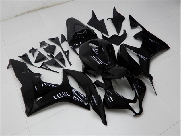 Noir Brillant Carénage Honda CBR 600 RR 2007-2008 Noir Brillant Carénage Honda CBR 600 RR 2007-2008
