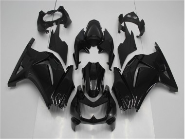 Noir Brillant Carénage Kawasaki EX250 2008-2012
