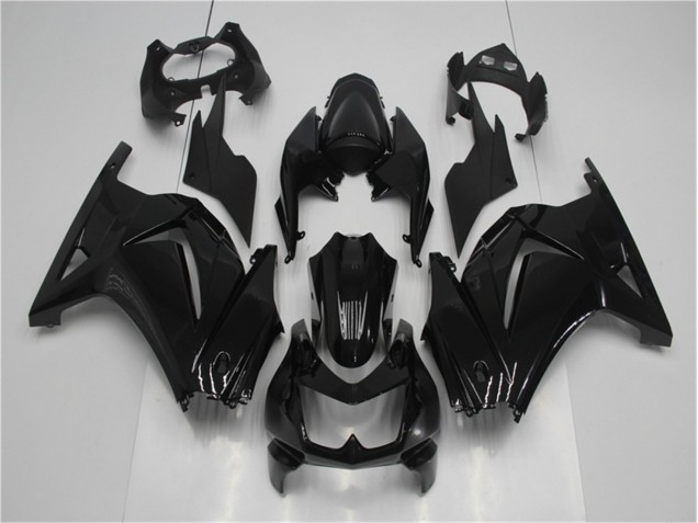 Noir Brillant Carénage Kawasaki EX250 2008-2012 Noir Brillant Carénage Kawasaki EX250 2008-2012