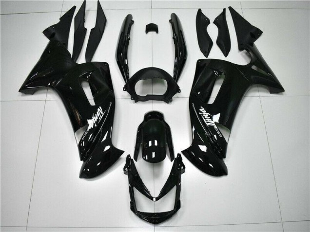 Noir Brillant Carénage Kawasaki EX650 2006-2008 Noir Brillant Carénage Kawasaki EX650 2006-2008