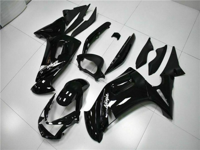 Noir Brillant Carénage Kawasaki EX650 2006-2008 Noir Brillant Carénage Kawasaki EX650 2006-2008