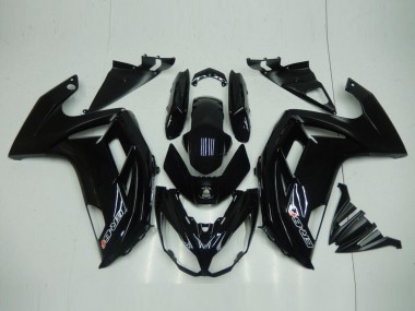 Noir Brillant Carénage Kawasaki EX650 2012-2016