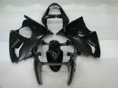Noir Brillant Carénage Kawasaki ZX6R 2000-2002
