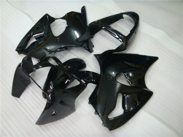 Noir Brillant Carénage Kawasaki ZX6R 2000-2002 Noir Brillant Carénage Kawasaki ZX6R 2000-2002