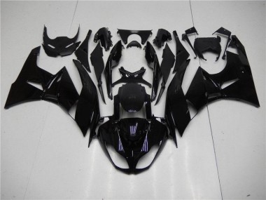 Noir Brillant Carénage Kawasaki ZX6R 2009-2012