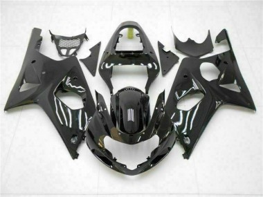Noir Brillant Carénage Suzuki GSXR 1000 K1 2000-2002