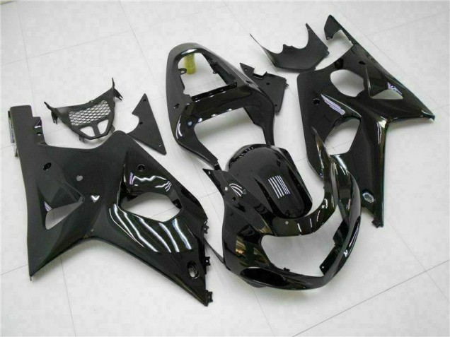 Noir Brillant Carénage Suzuki GSXR 1000 K1 2000-2002 Noir Brillant Carénage Suzuki GSXR 1000 K1 2000-2002