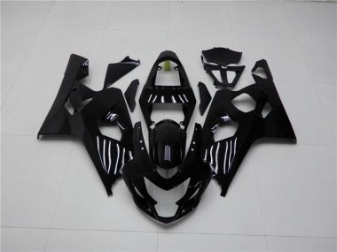 Noir Brillant Carénage Suzuki GSXR 600 / 750 K4 2004-2005